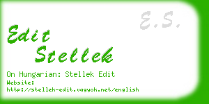 edit stellek business card